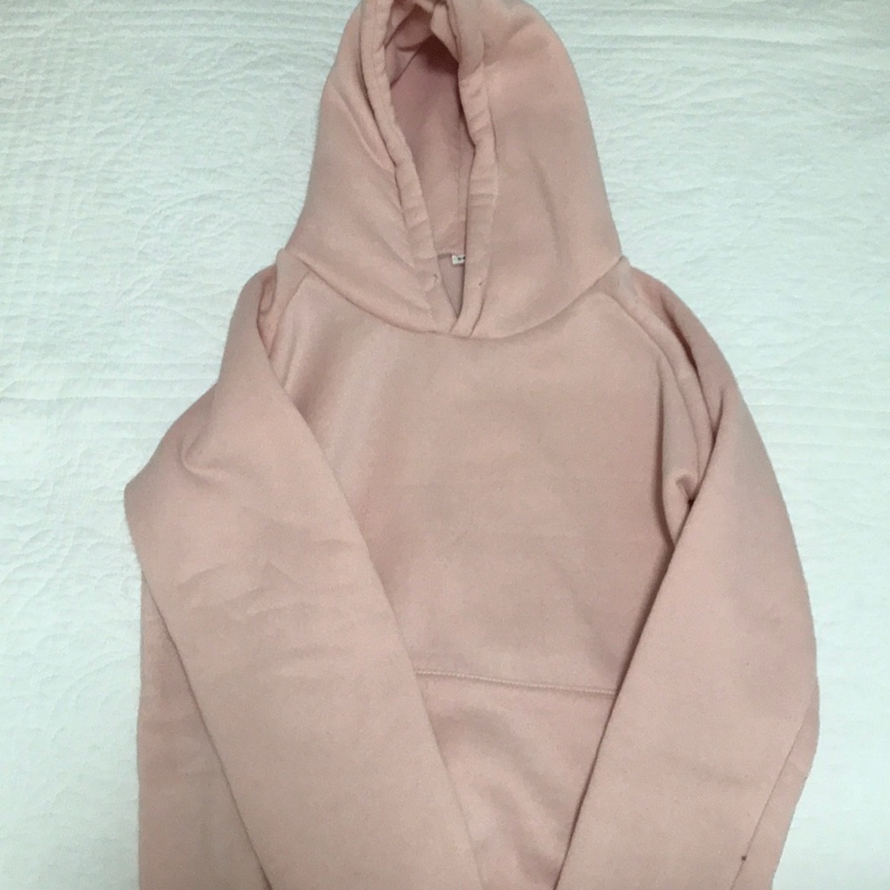 Light pink comfy hoodie